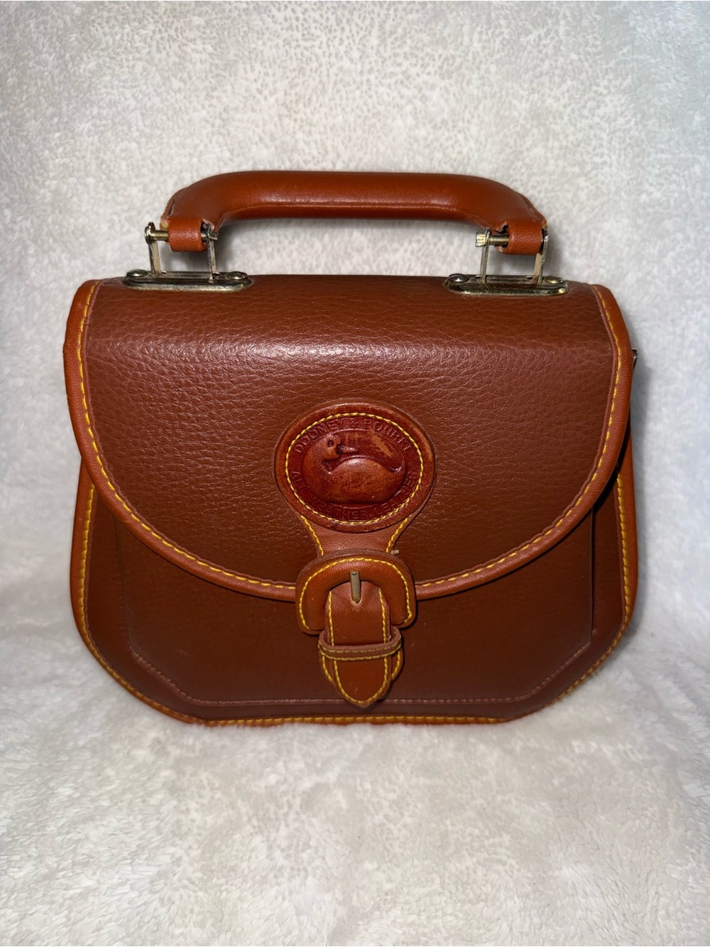 Vintage Dooney & Bourke Leather Essex Top-Handle Bag